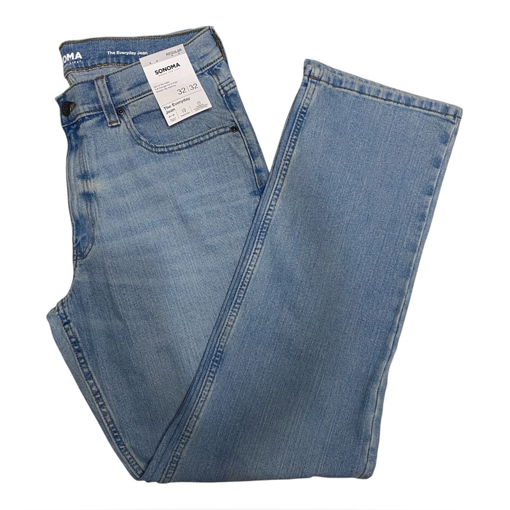 Men's Sonoma Goods For Life® Regular-Fit Everyday Jean 32x32 (Light Stone) NWT